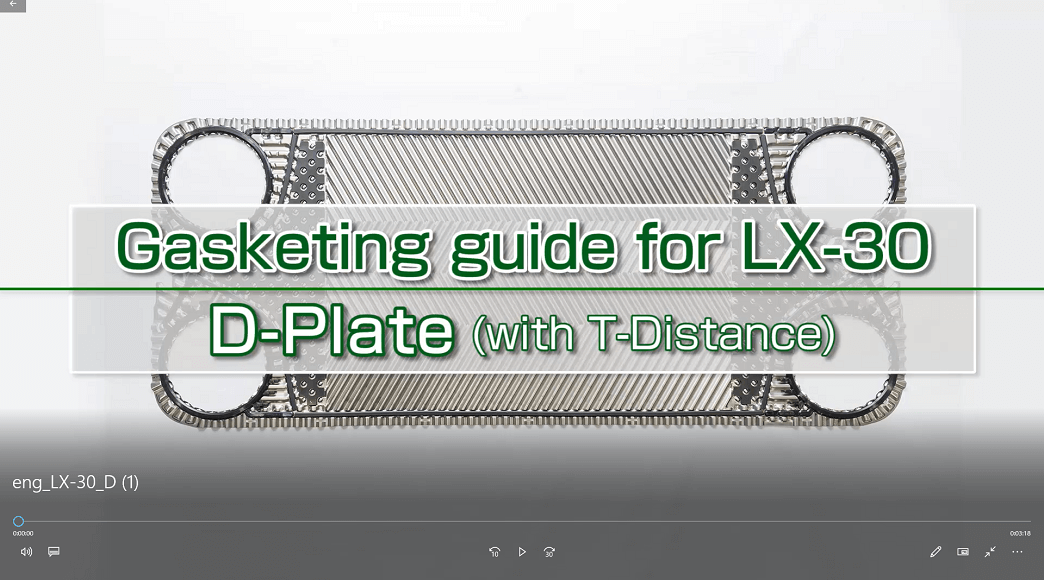 Gasketing guide for LX-30A D-Plate Gasket